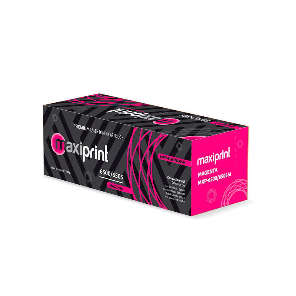 Cartucho de Toner Maxiprint Compatible con Xerox 106R01602 6500/6505 magenta