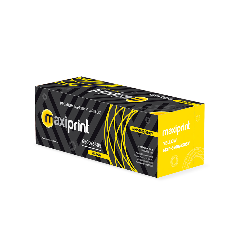Cartucho de Toner Maxiprint Compatible con Xerox 106R01603 6500/6505 amarillo