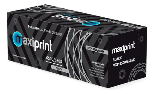 Cartucho de Toner Maxiprint Compatible con Xerox 106R01604 6500/6505 negro