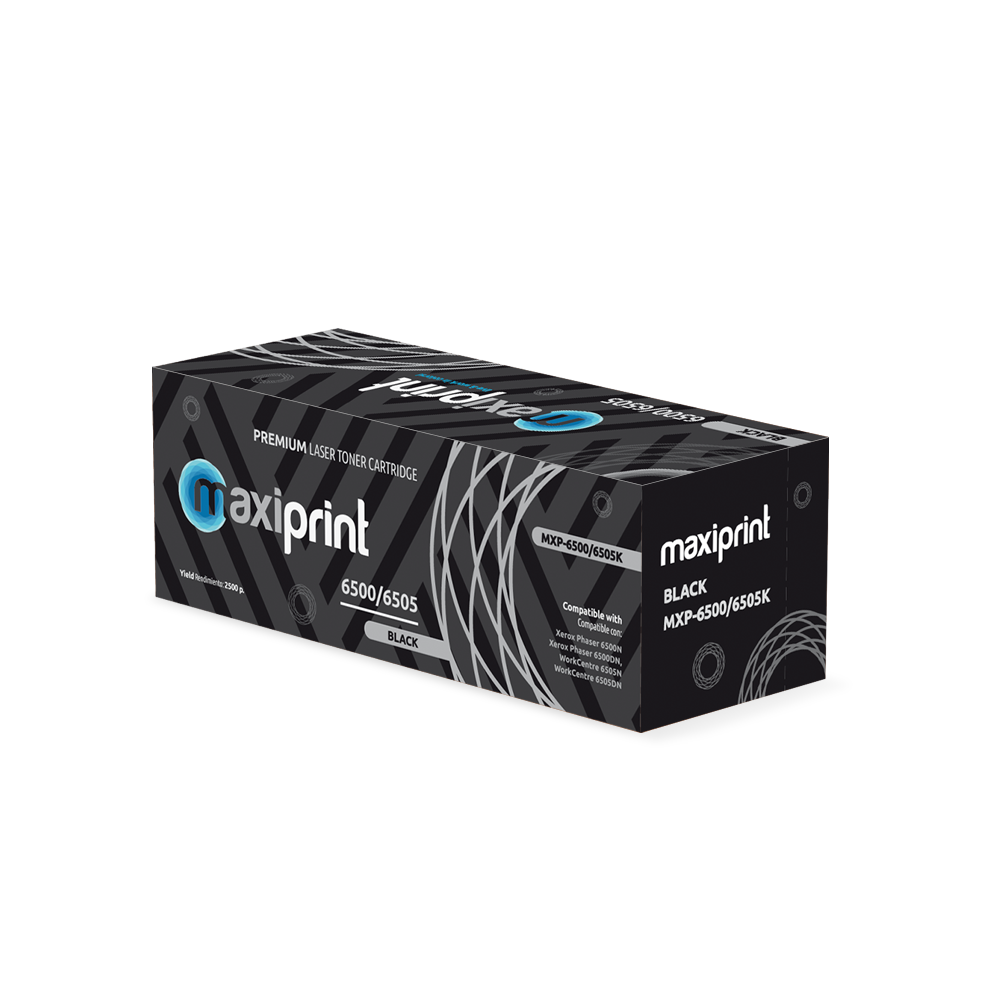 Cartucho de Toner Maxiprint Compatible con Xerox 106R01604 6500/6505 negro