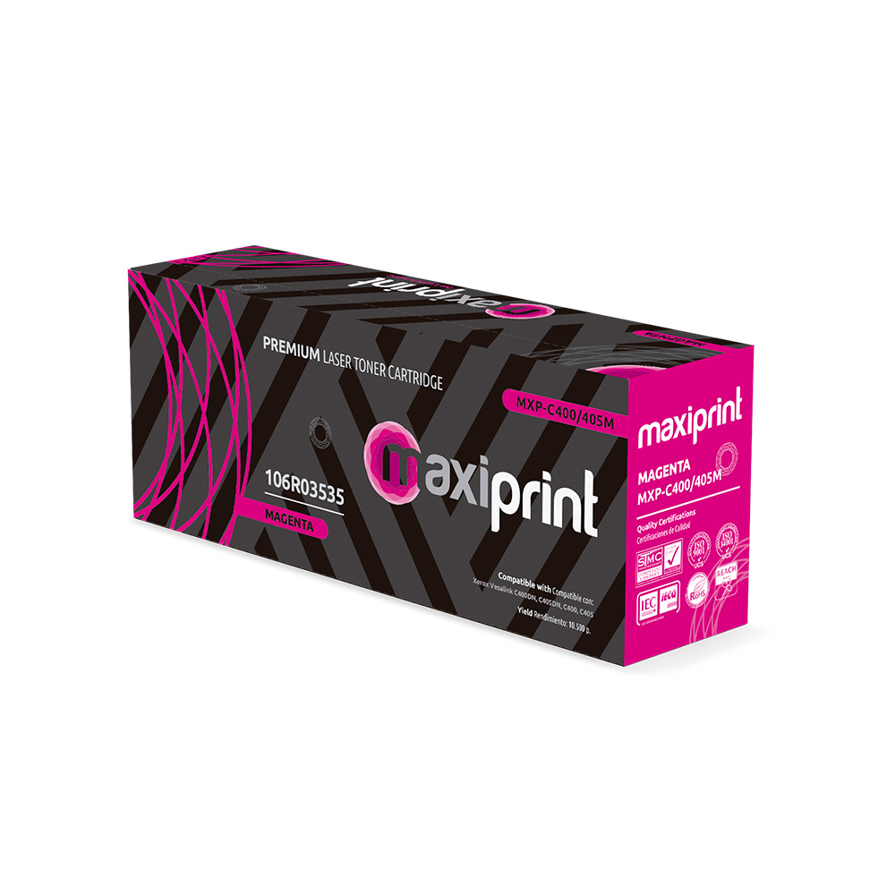 Cartucho de Toner Maxiprint Compatible con Xerox 106R03534 C400/C405 Magenta