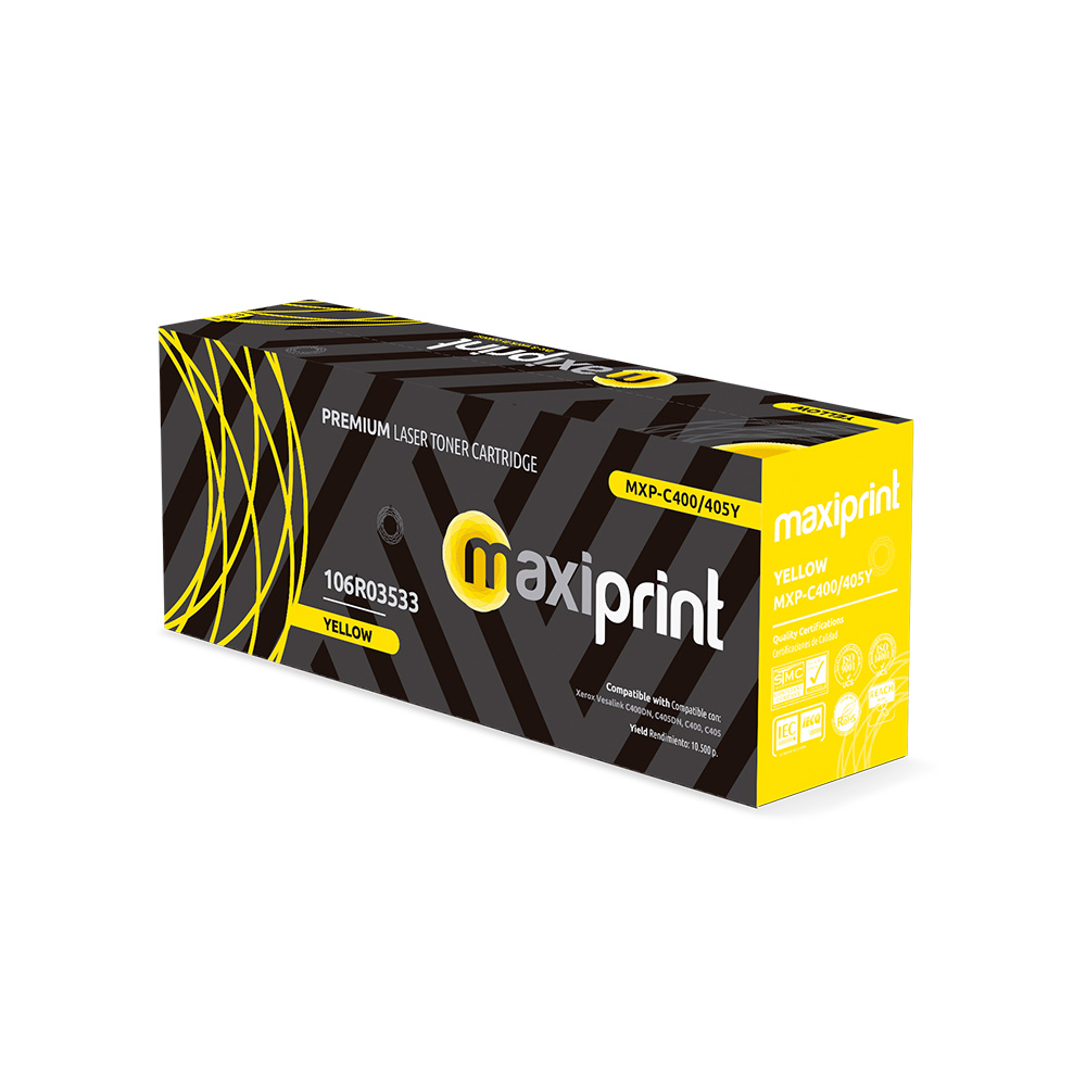 Cartucho de Toner Maxiprint Compatible con Xerox 106R03533 C400/C405 amarillo