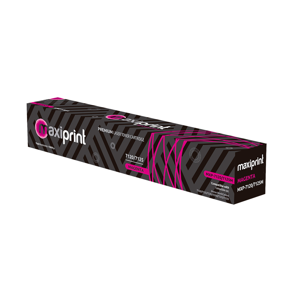 Cartucho de Toner Maxiprint Compatible con Xerox 6R01461 7120/7125 magenta