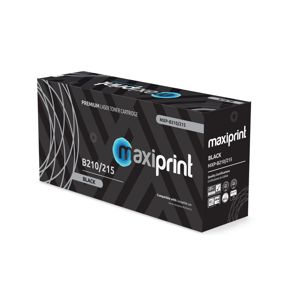 Cartucho de Toner Maxiprint Compatible con Xerox B205/B210/B215 106R04348 negro