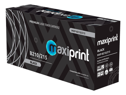 Cartucho de Toner Maxiprint Compatible con Xerox B205/B210/B215 106R04348 negro