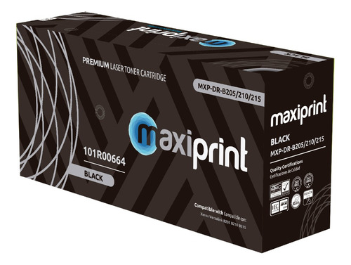 Unidad de Imagen Maxiprint Compatible con Xerox B205/B210/B215 101R00664 negro