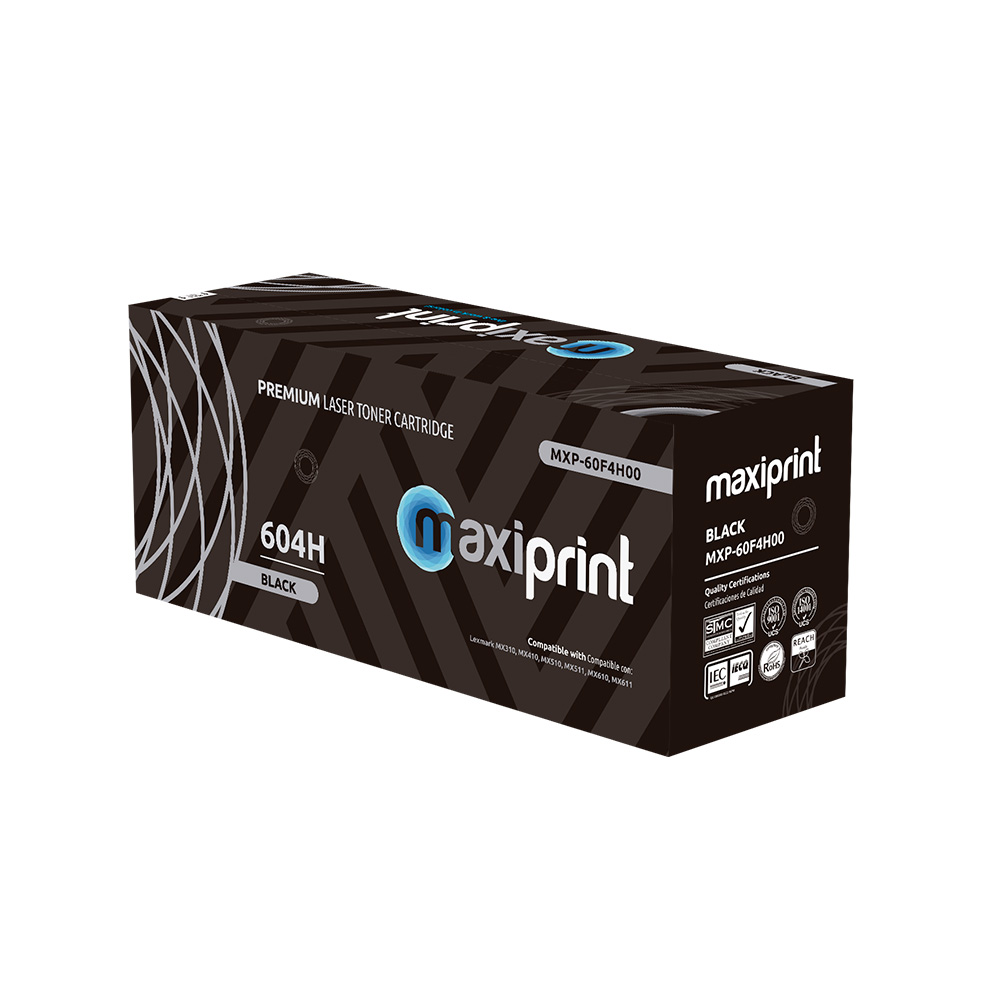 Cartucho de Toner Maxiprint Compatible con Lexmark 60F4H00 negro