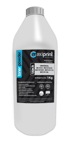 Botella de Polvo de Toner Maxiprint Compatible con Samsung ML1610 101S/104S/111S/116L