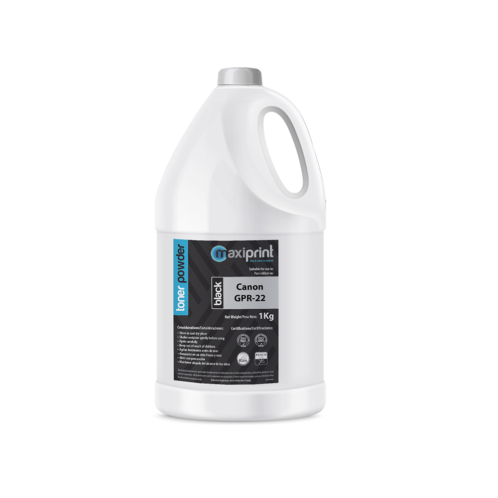Botella de Polvo de Toner Maxiprint Compatible con Canon GPR22
