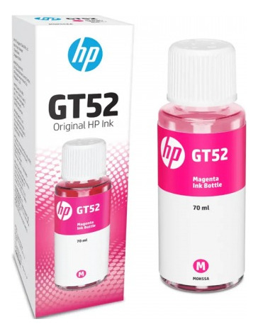 Botella de Tinta para Refill HP GT52 Magenta 70ml
