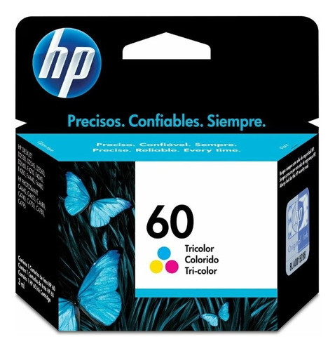 Cartucho de tinta HP 60 Tricolor