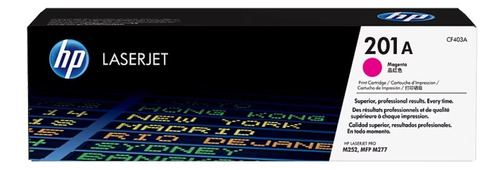 Cartucho de Toner HP CF403A serie 201A Magenta