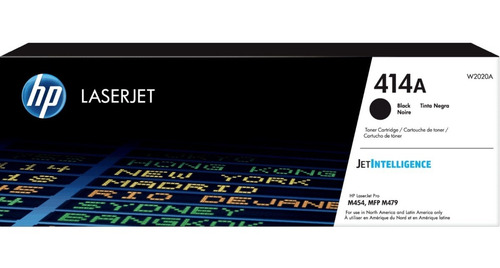 Cartucho de Toner HP W2020A serie 414A Negro