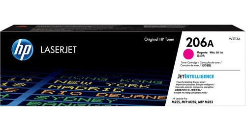 Cartucho de Toner HP W2113A serie 206A Magenta