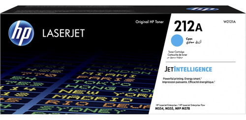 Cartucho de Toner HP W2121A serie 212A Cian