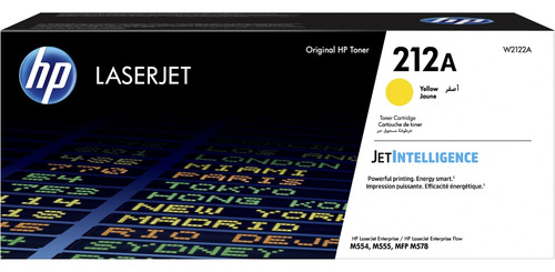 Cartucho de Toner HP W2122A serie 212A Amarillo