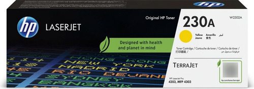 Cartucho de Toner HP W2302A serie 230A Amarillo