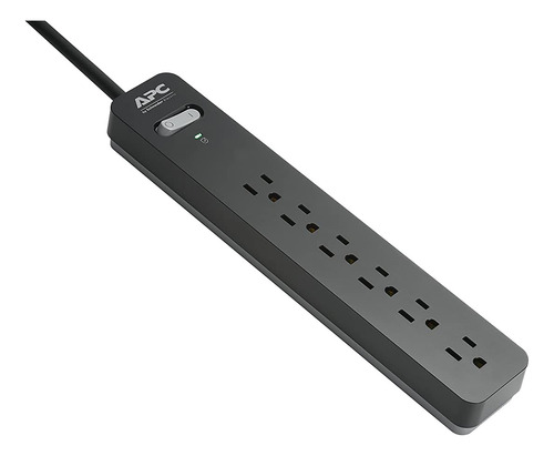 Supresor de Picos de Corriente APC PE63 120V 6 Salidas