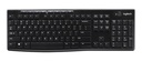 Teclado Inalámbrico Logitech K270 español negro