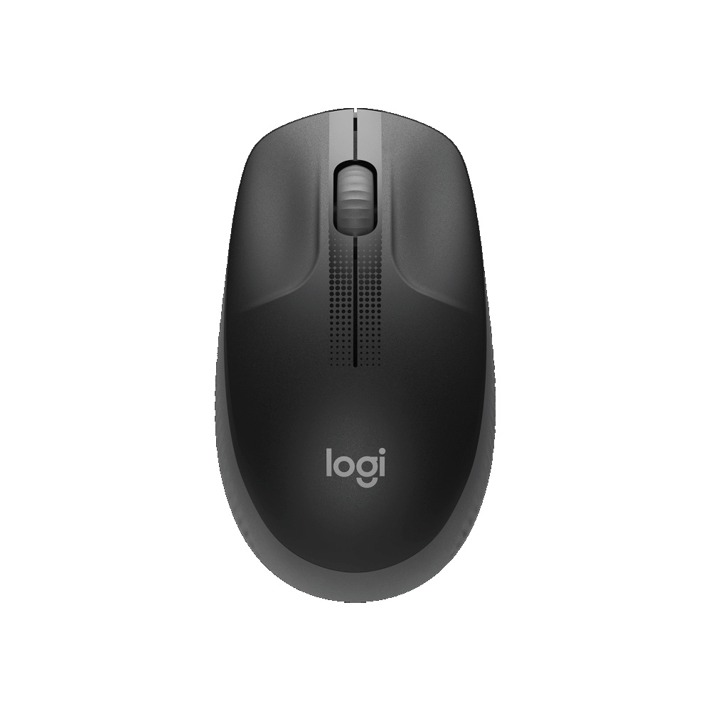 Mouse Inalámbrico Logitech M190 gris y negro