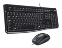 Combo Teclado + Mouse Logitech MK120 USB Negro en Español