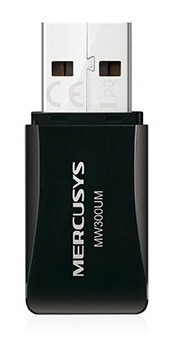 Adaptador inalámbrico Mercusys USB Mini N 300Mbps -MW300UM