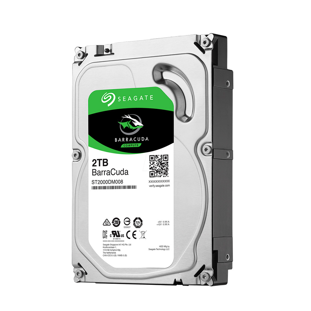 Disco Duro Interno Seagate BarraCuda 2TB Desktop SATA 256MB 3.5 7200RPM