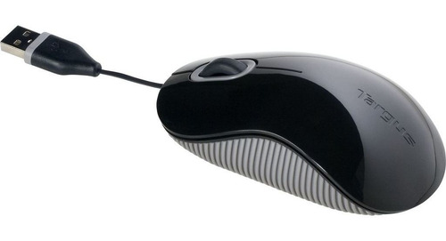 Mouse Óptico cable retráctil Targus Negro - AMU76US