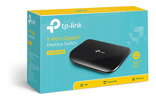 Switch TP-Link 5 puertos 1 Gigabit - TL-SG1005D
