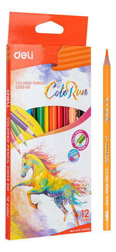 Colores Colorun Deli caja 12 colores *UMV-Unidad*