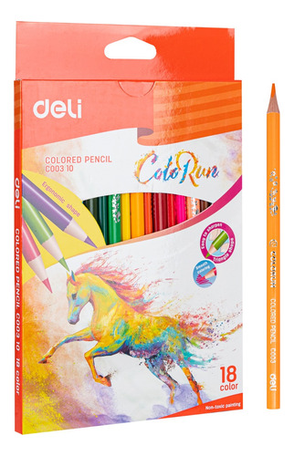 Colores ColoRun Deli caja 18 colores *UMV-Unidad*