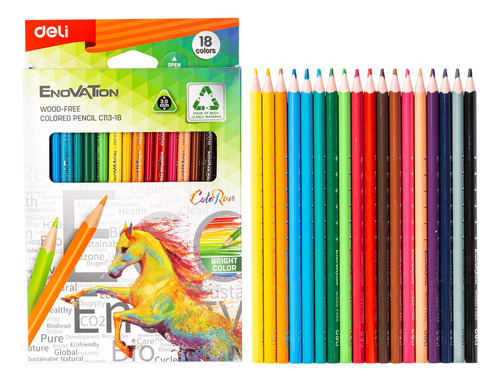 Colores Ecológicos Enovation Deli caja 18 colores *UMV-Inner de 24 cajas*