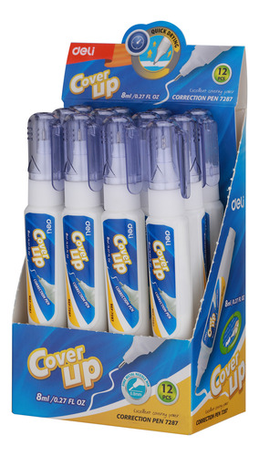 Corrector Líquido 8ml Cover Up Deli *UMV-Display 12und*