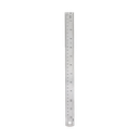 Regla Metálica de Acero 30 cm / 12 Pulgadas Graduación Métrica y Pulgadas Deli *UMV-Unidad*