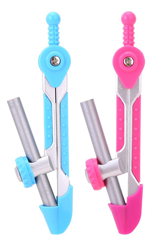 Compás Escolar Metálico Deli c/Lápiz *UMV-12und surtidos*