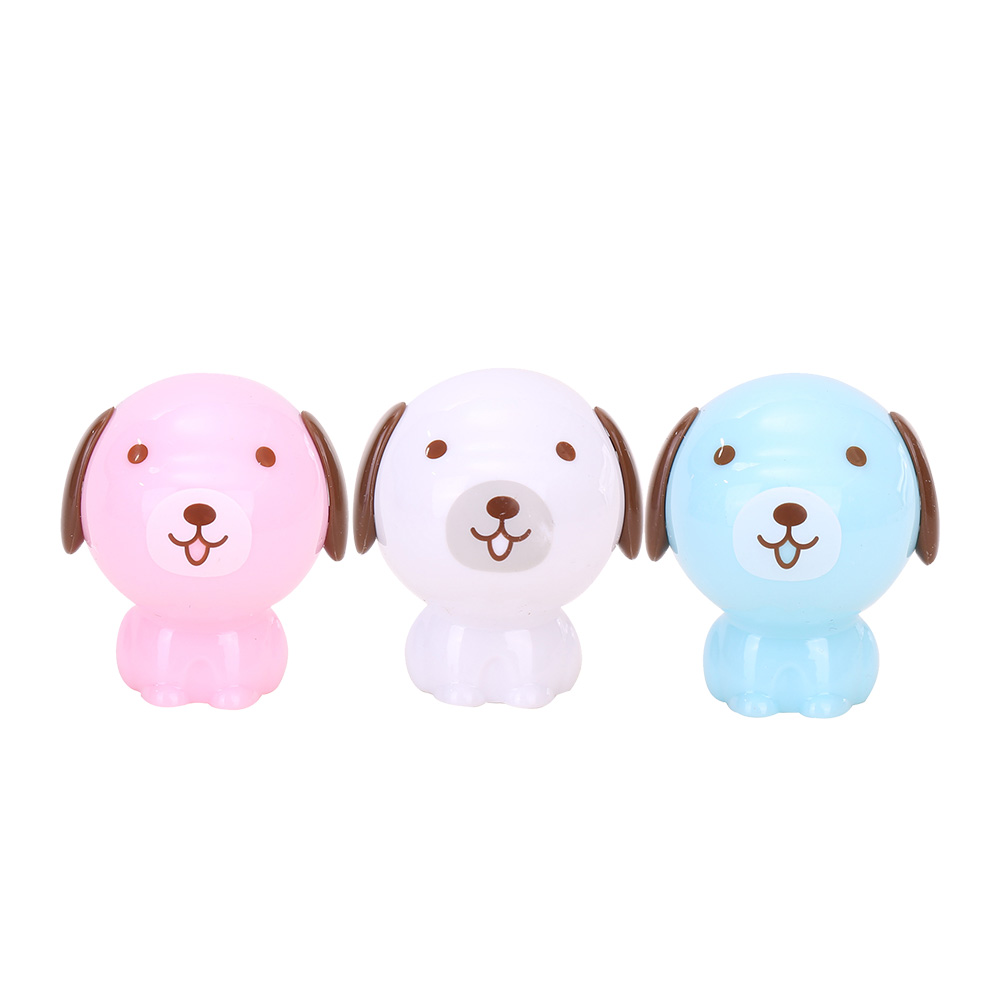 Sacapuntas Plástico 1 hueco c/recipiente Perrito Deli en blister  *UMV-Inner de 12und surtidas*