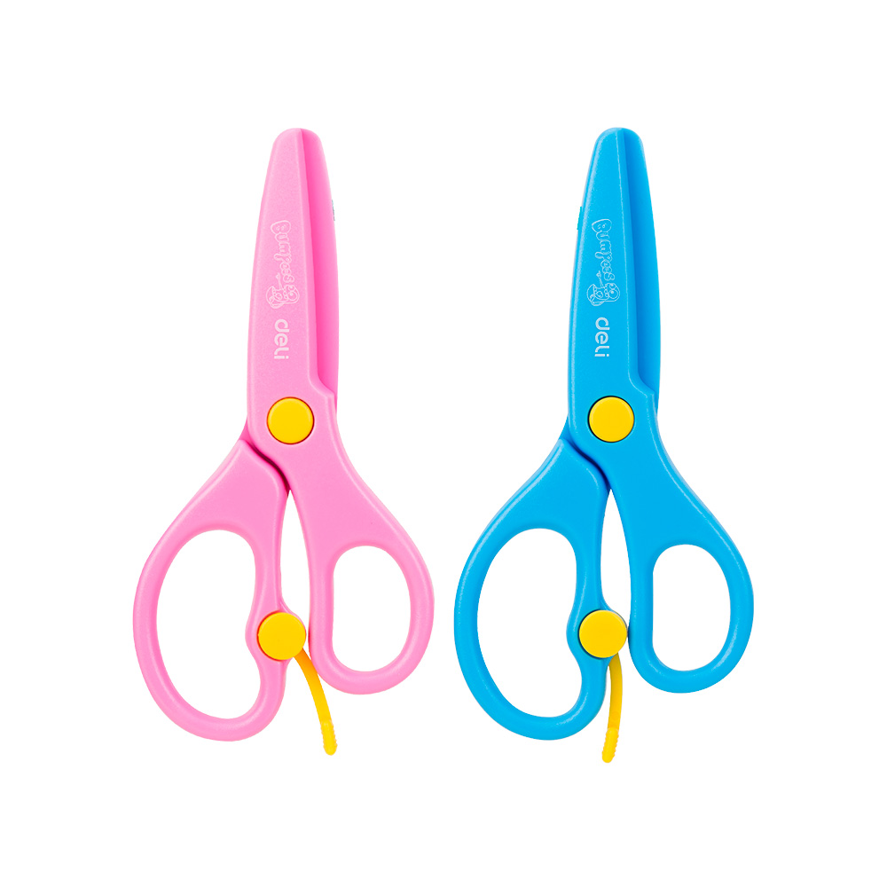Tijera Preescolar sin cuchilla +2 años Bumpees Deli blister *UMV-Inner de 12und surtidos*