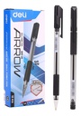 Bolígrafo negro Extra Suave c/grip Xtreme-Deli *UMV-1 caja de 12und*