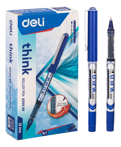 Bolígrafo Roller azúl Think-Deli *UMV-1 caja de 12und*