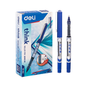 Boligrafo Roller Think Punta de Bala 0.7 mm Tinta Azul Deli *UMV-1 caja de 12und*