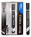 Marcador Permanente negro p/biselada Think-Deli *UMV-1 caja de 12und*