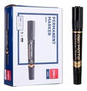 Marcador Permanente Negro p/biselada & p/redonda Mate-Deli *UMV-1 caja de 10und*