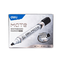 Marcador para Pizarra Blanca Deli MATE Punta Redonda 1.8 mm Tinta Negra *UMV-1 caja de 12und*