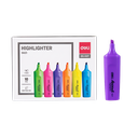 Resaltador Deli Accent Punta Biselada 1-5 mm Color Morado *UMV-1 caja de 10und*
