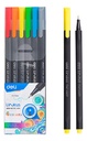 Marcador punta fina Deli estuche 6 colores *UMV-12 estuches*