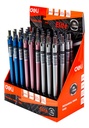 Lápiz Porta Minas Elite-Deli 0.5 mm c/borrador *UMV-1 Display 36und surtidos*