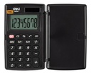 Calculadora portatil con covertor 8 dígitos  Deli negro *UMV-1und*