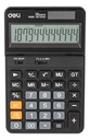 Calculadora 12 dígitos negro Deli *UMV-1und*