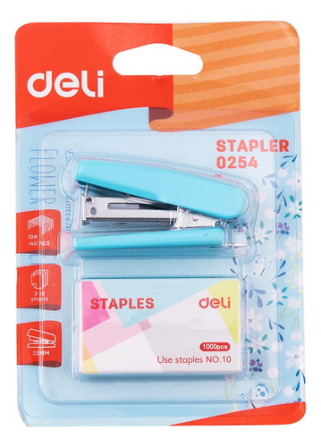 Kit Engrapadora 15pág + Grapas #10 en blister  *UMV-Inner de 12und surtidas*