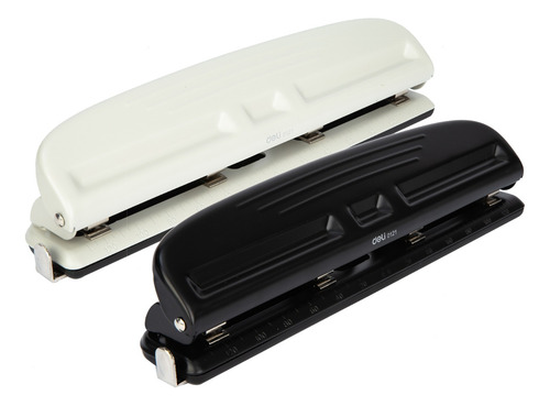 Perforador metálico Deli 10pág. 4 huecos Φ6mm surtido *UMV-1und*